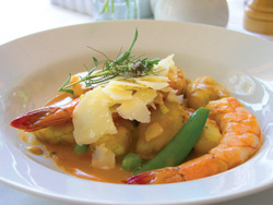 Shrimp/Gnocchi at Tapawingo